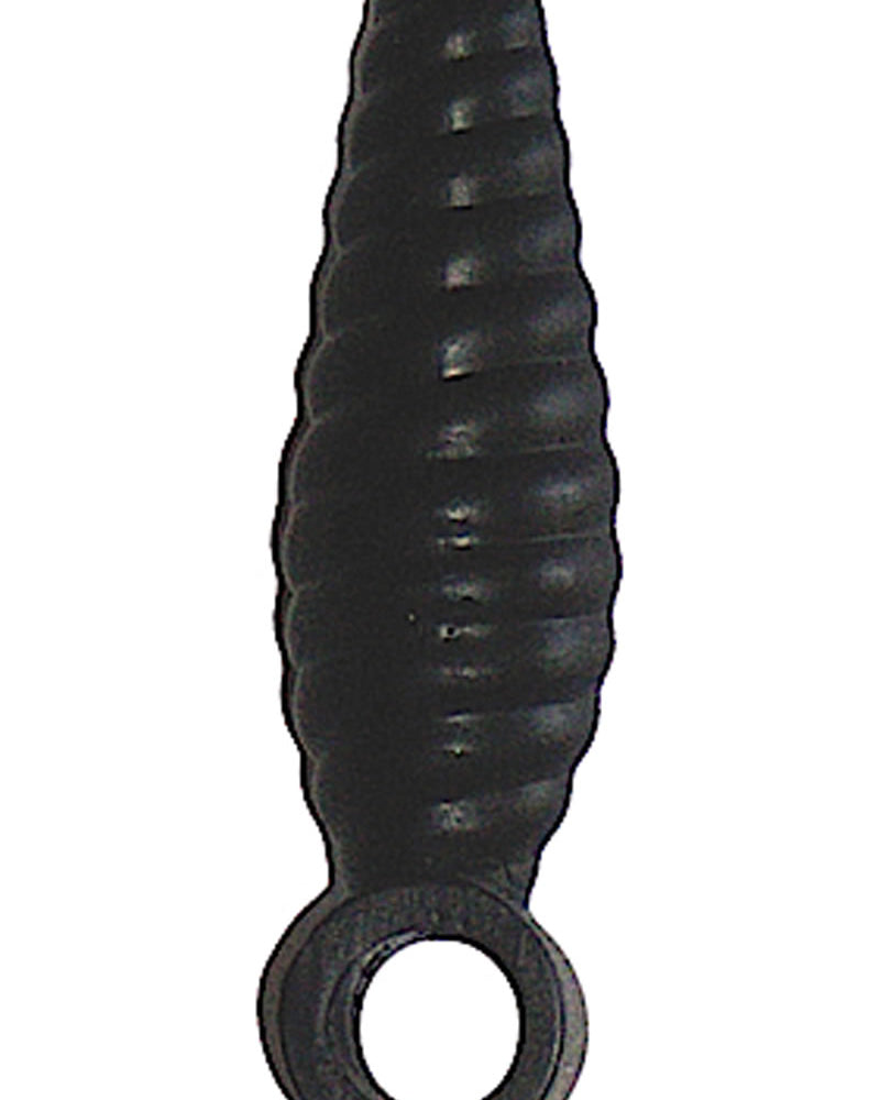 Juguete sexual anal con dedos de la colección Velvet Kiss, color negro