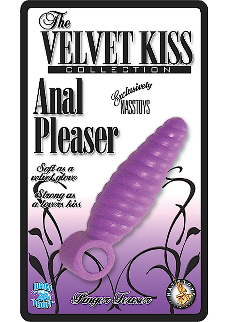 La colección Velvet Kiss Anal Pleaser Finger Teaser Púrpura