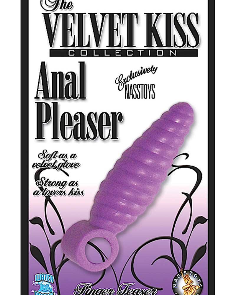 La colección Velvet Kiss Anal Pleaser Finger Teaser Púrpura