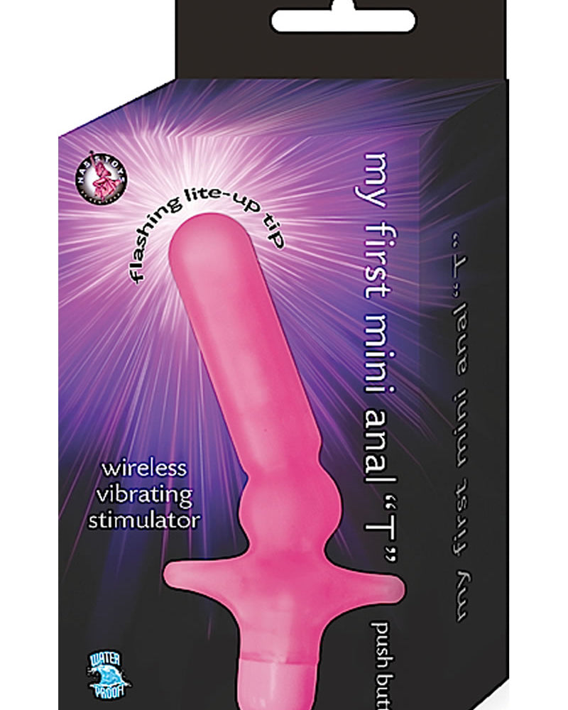 Mi primer mini anal T impermeable rosa