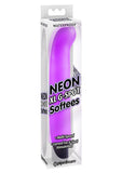 Neon Luv Touch XL Gspot Softees Vibe Waterproof 10 Inch Purple