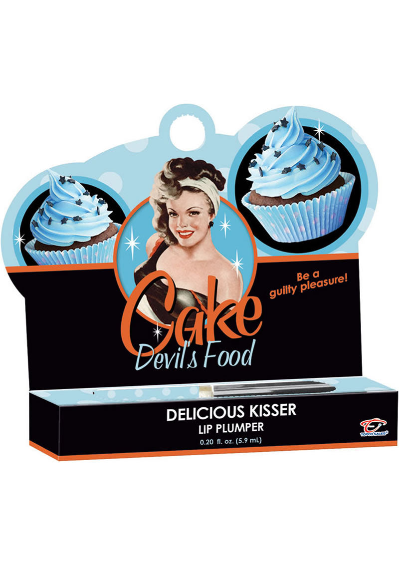 Cake Delicious Kisser Lip Plumper Gloss Devils Food