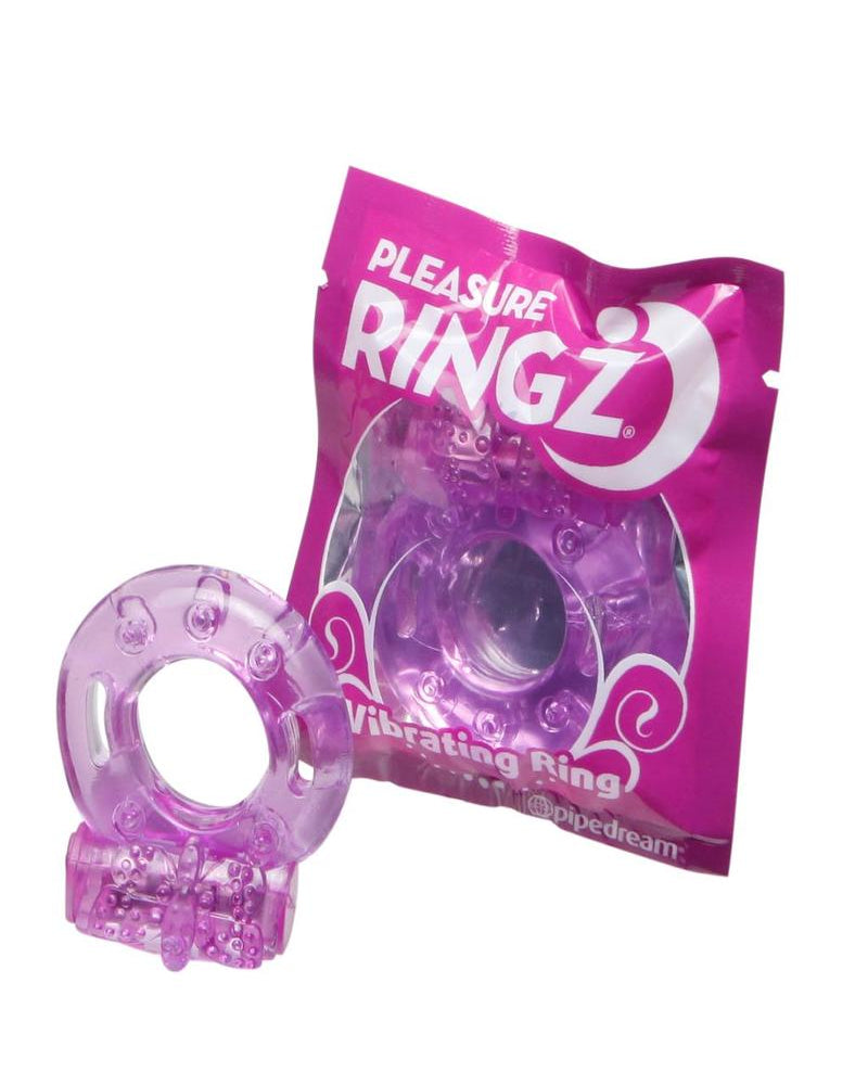 Anillos de pene desechables Vibrating Pleasure Ringz, 36 unidades por recipiente