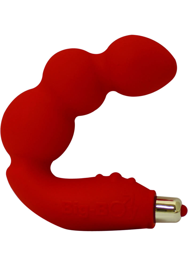 Big Boy Silicone Vibrator Waterproof Red