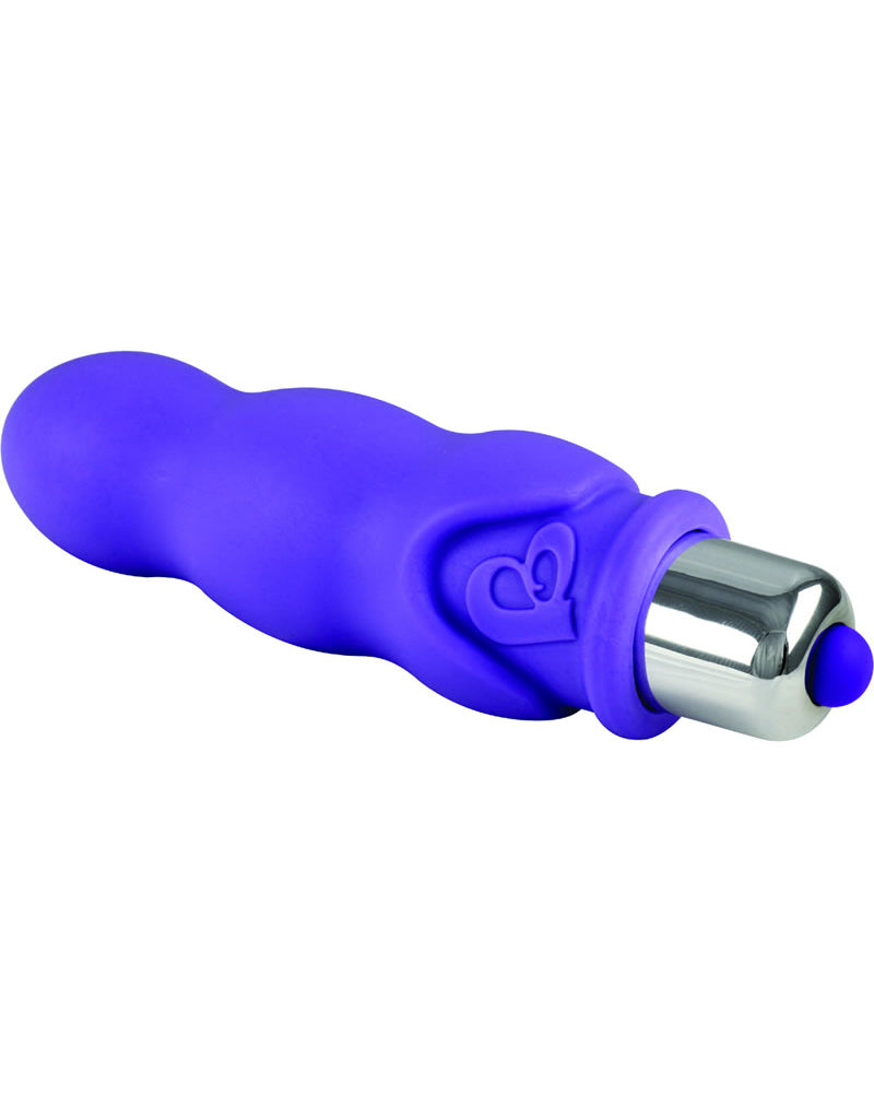 Mini Mates Funky Bullet con funda impermeable color morado