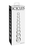 Icicles No 2 Glass Anal Probe 8.5 Inch Clear