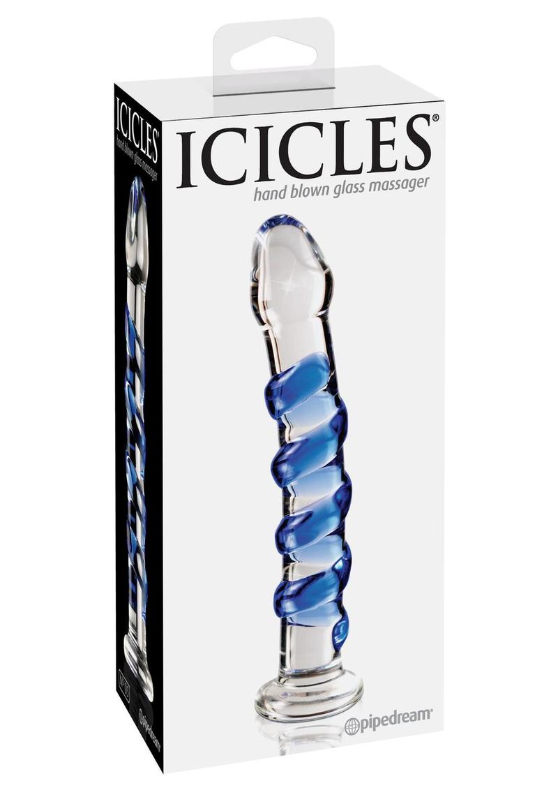 Icicles No 5 Glass Dong 7 Inch Clear