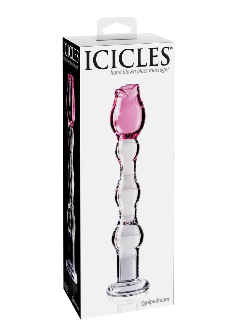 Icicles No 12 Glass Dong 7.25 Inch Clear