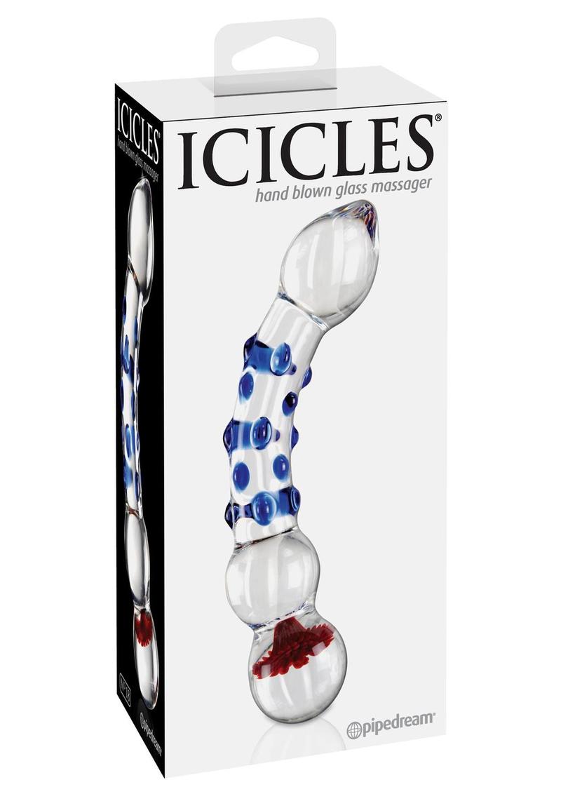 Icicles No 18 Glass Dong 7.5 Inch Clear