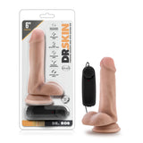 Dr. Skin - Dr. Rob - 6 Inch Vibrating Cock With Suction Cup - Vanilla