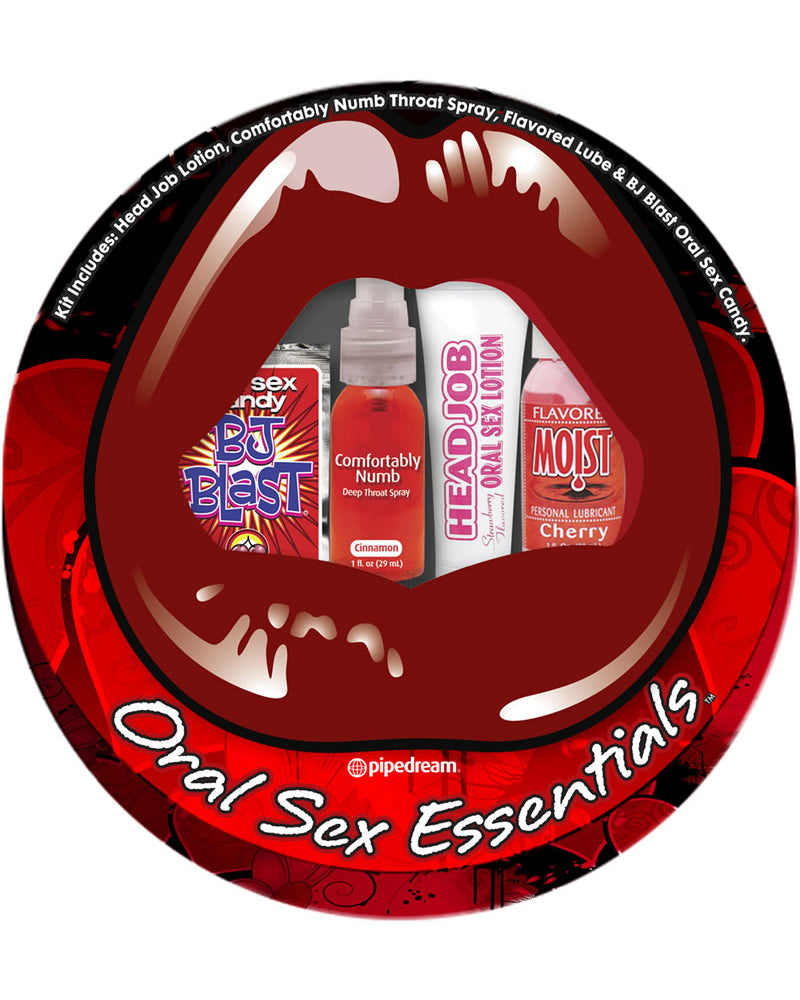 Kit de elementos esenciales para el sexo oral