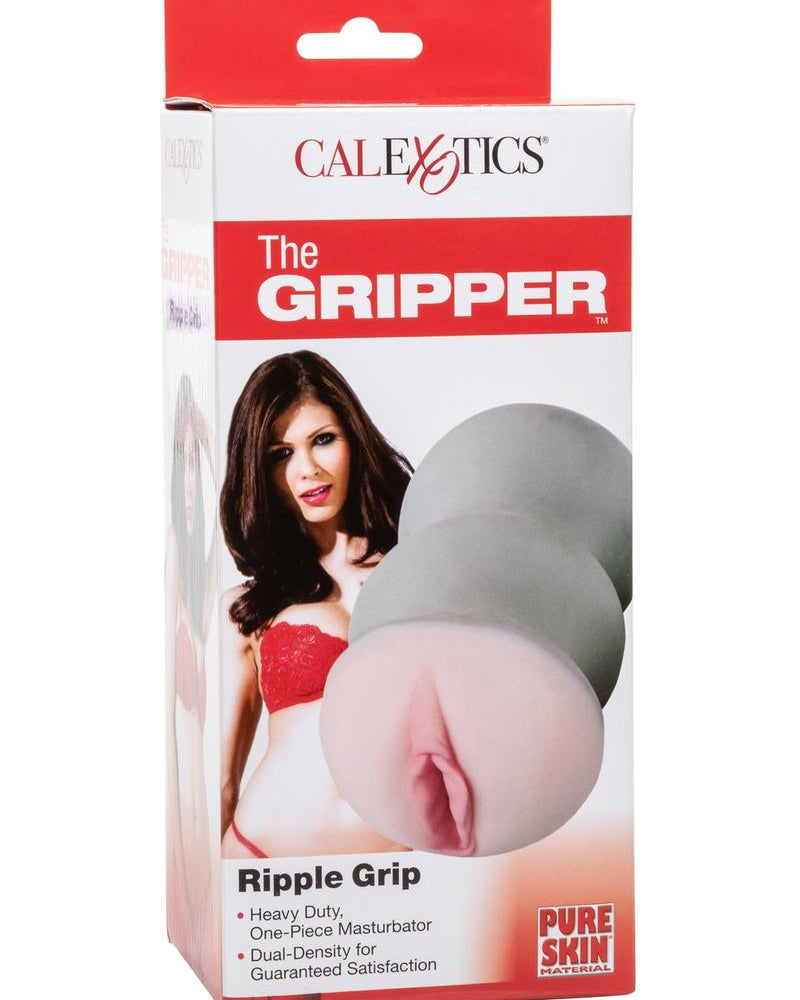 THE GRIPPER RIPPLE GRIP STROKER PURE SKIN MATERIAL FLESH