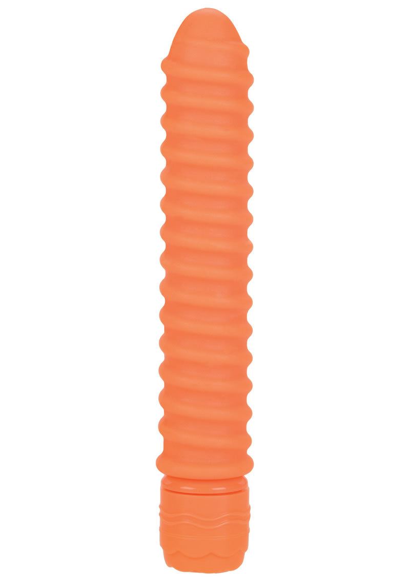 SHANES WORLD SORORITY SCREW VIBE SILICONE 5 INCH ORANGE