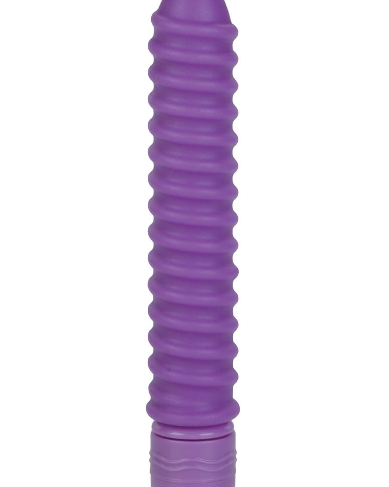 SHANES WORLD SORORITY SCREW VIBE SILICONE 5 INCH PURPLE