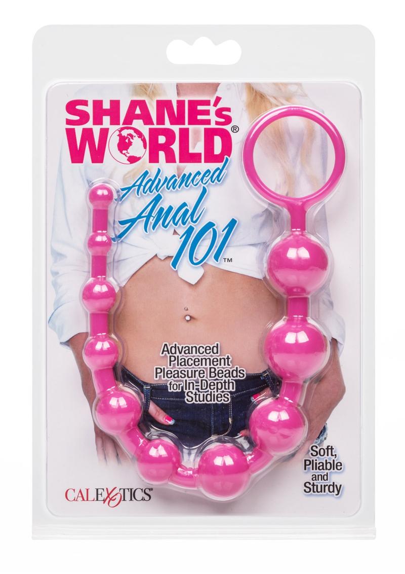 Shanes World Advanced Anal 101 Graduated Anal Beads 10.75 Inch Purple