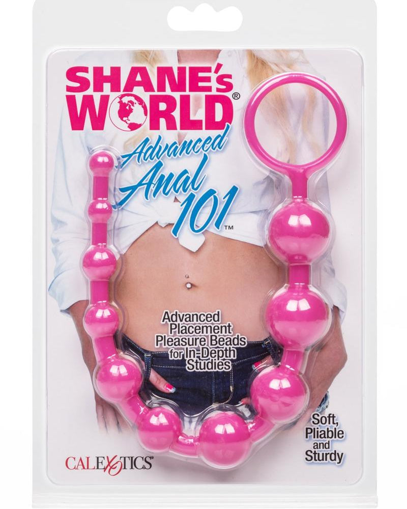 Shanes World Advanced Anal 101 Graduated Anal Beads 10.75 Inch Purple