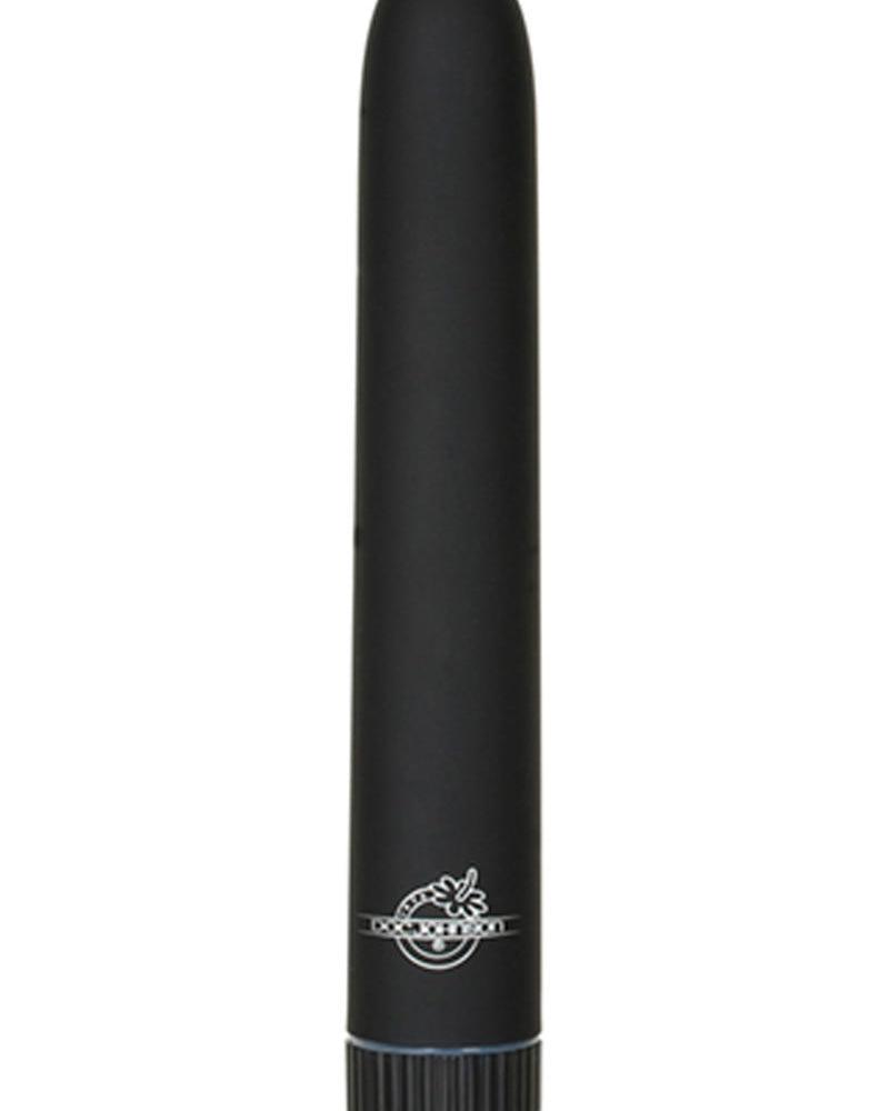 Vibrador Black Magic Velvet Touch resistente al agua de 7 pulgadas, color negro