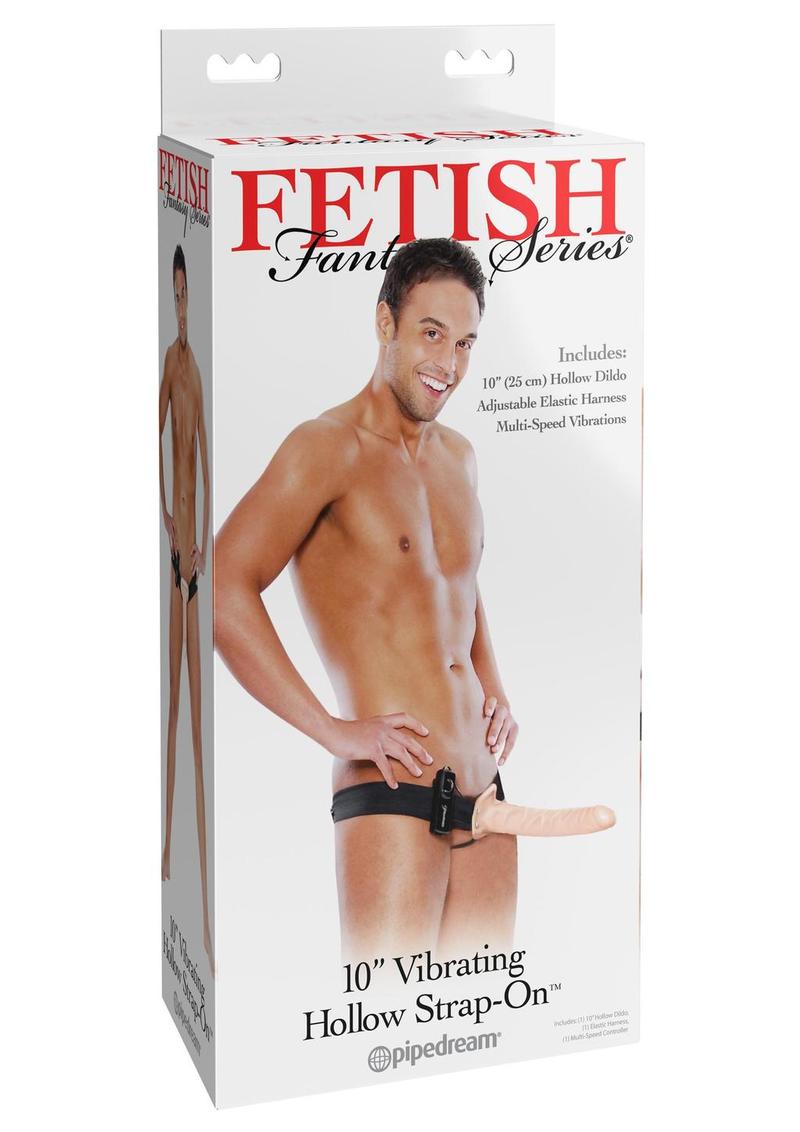 Fetish Fantasy - Arnés Dream Hollow - Con vibración/Sin vibración - Vainilla/Chocolate