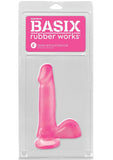Basix Dong de 6 pulgadas con ventosa rosa