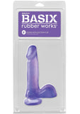 Basix Dong de 6 pulgadas con ventosa morado