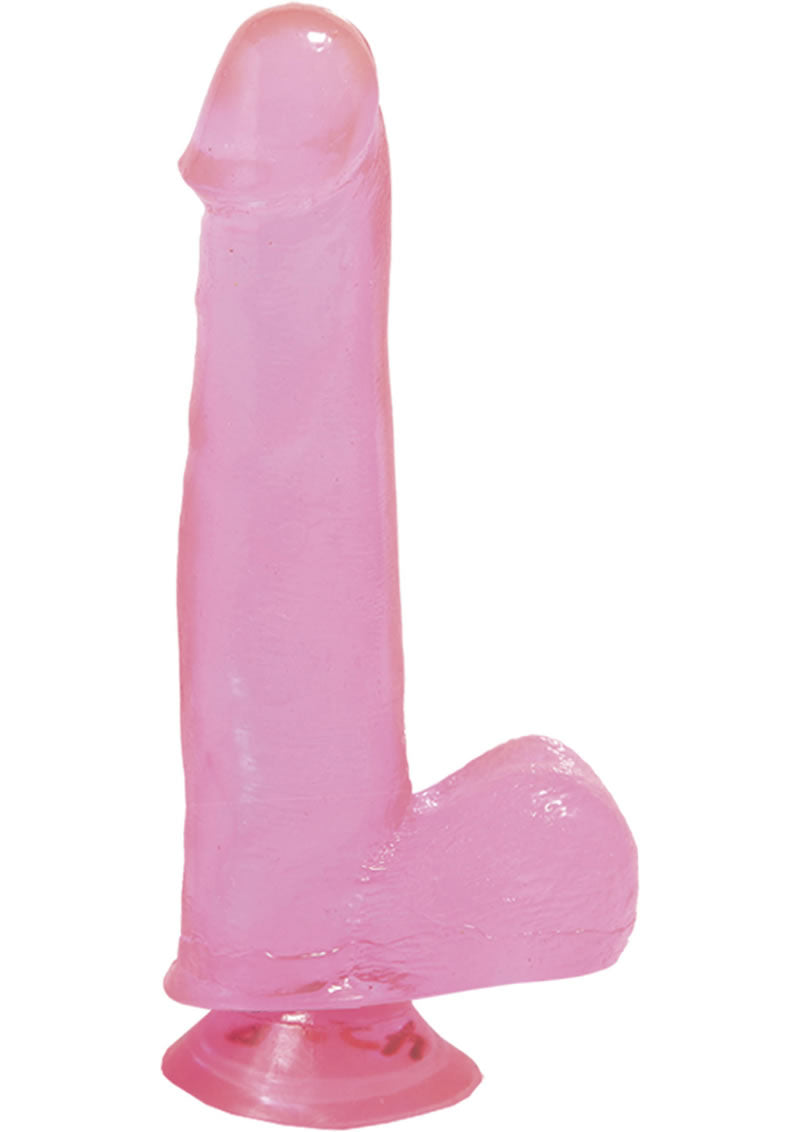 Basix Dong de 7,5 pulgadas con ventosa rosa