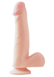 Basix Dong de 7,5 pulgadas con ventosa color carne