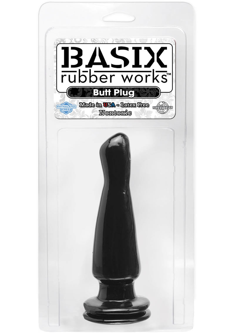 Tapón anal Basix de 5 pulgadas, color negro