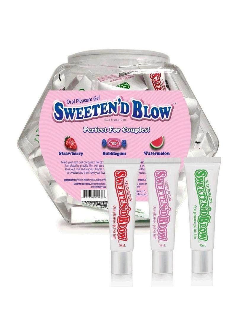 Paquetes de almohadas Sweeten D Blow con sabores variados, 0,34 onzas