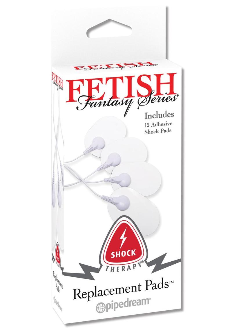 Almohadillas de repuesto para terapia de choque Fetish Fantasy, paquete de 12