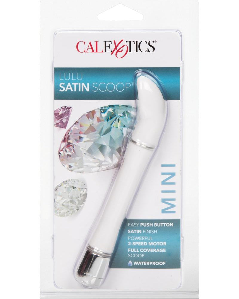 LULU SATIN SCOOP VIBE 8 INCH WHITE