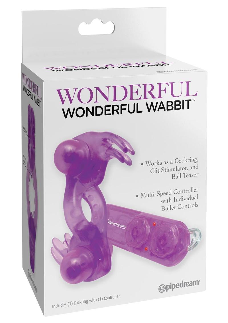 Wonderful Wonderful Wabbit Cock Ring Purple