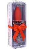 Fleur De Lis Seduction Vibrator Waterproof 7.25 Inch Red