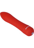 Fleur De Lis Seduction Vibrator Waterproof 7.25 Inch Red