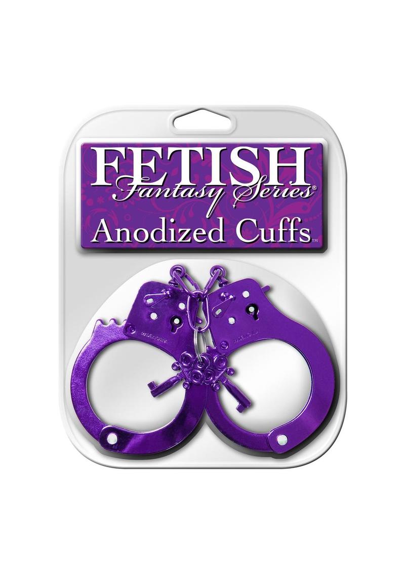 Fetish Fantasy Anodized Cuffs Purple