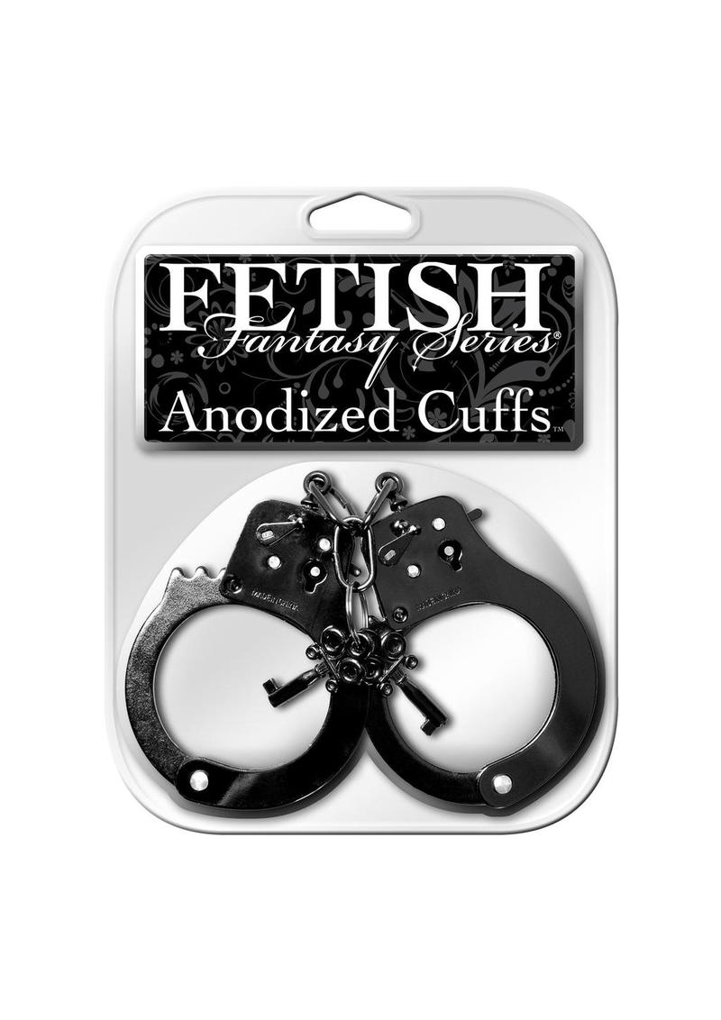 Fetish Fantasy Anodized Cuffs Black