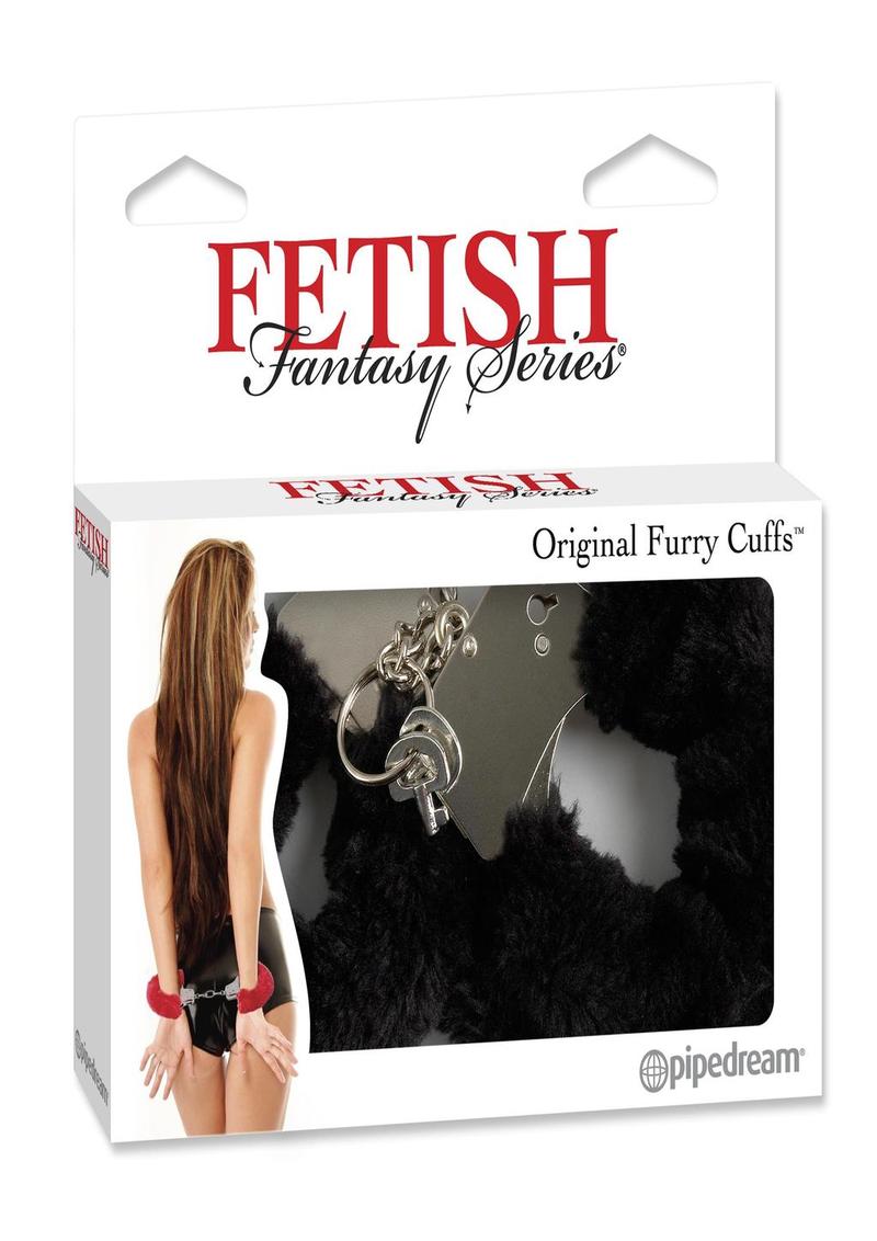 Fetish Fantasy Furry Cuffs Black