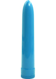 LADYS MOOD 7 INCH PLASTIC VIBRATOR BLUE