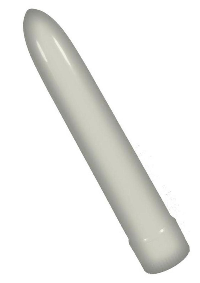 LADYS MOOD 7 INCH PLASTIC VIBRATOR IVORY