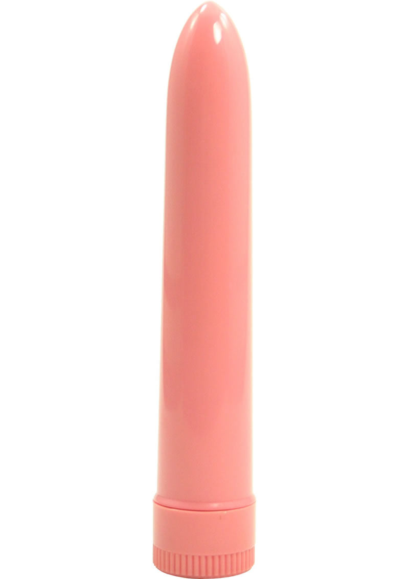 LADYS MOOD 7 INCH PLASTIC VIBRATOR PINK