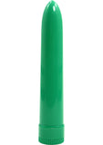 LADYS MOOD 7 INCH PLASTIC VIBRATOR GREEN