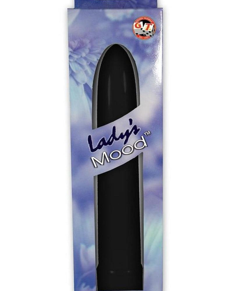VIBRADOR DE PLÁSTICO LADYS MOOD DE 7 PULGADAS NEGRO
