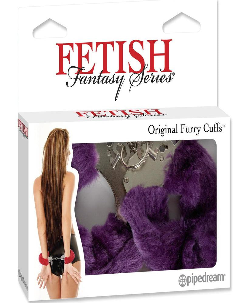 Esposas peludas de fantasía fetichista moradas
