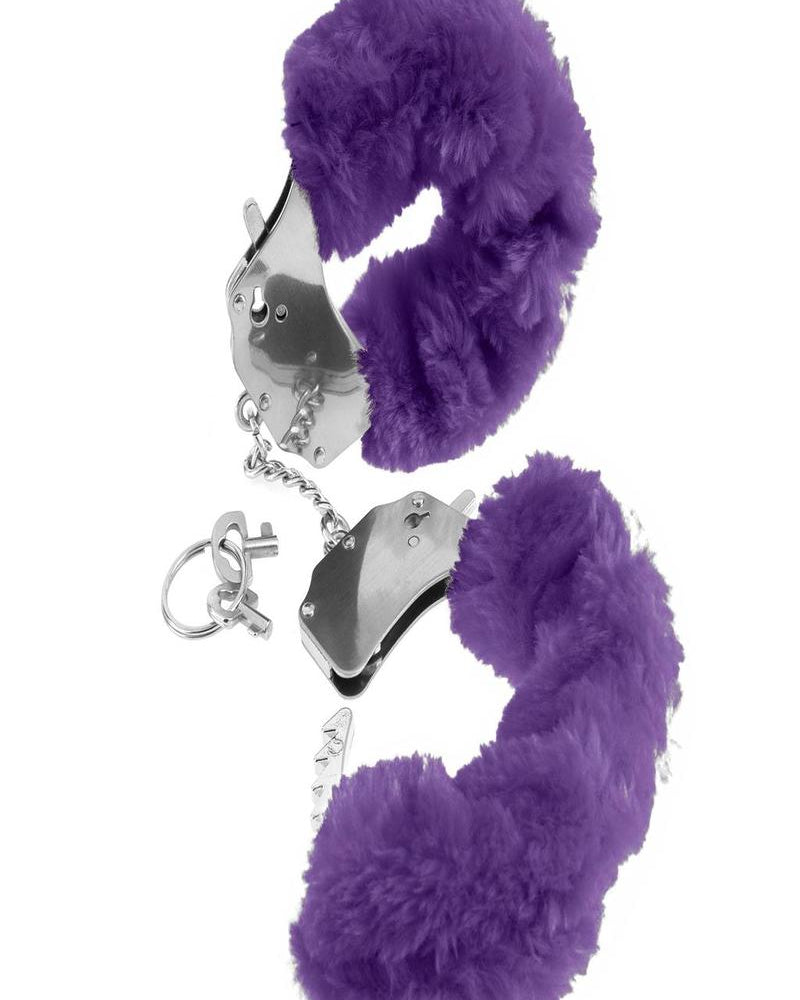 Esposas peludas de fantasía fetichista moradas