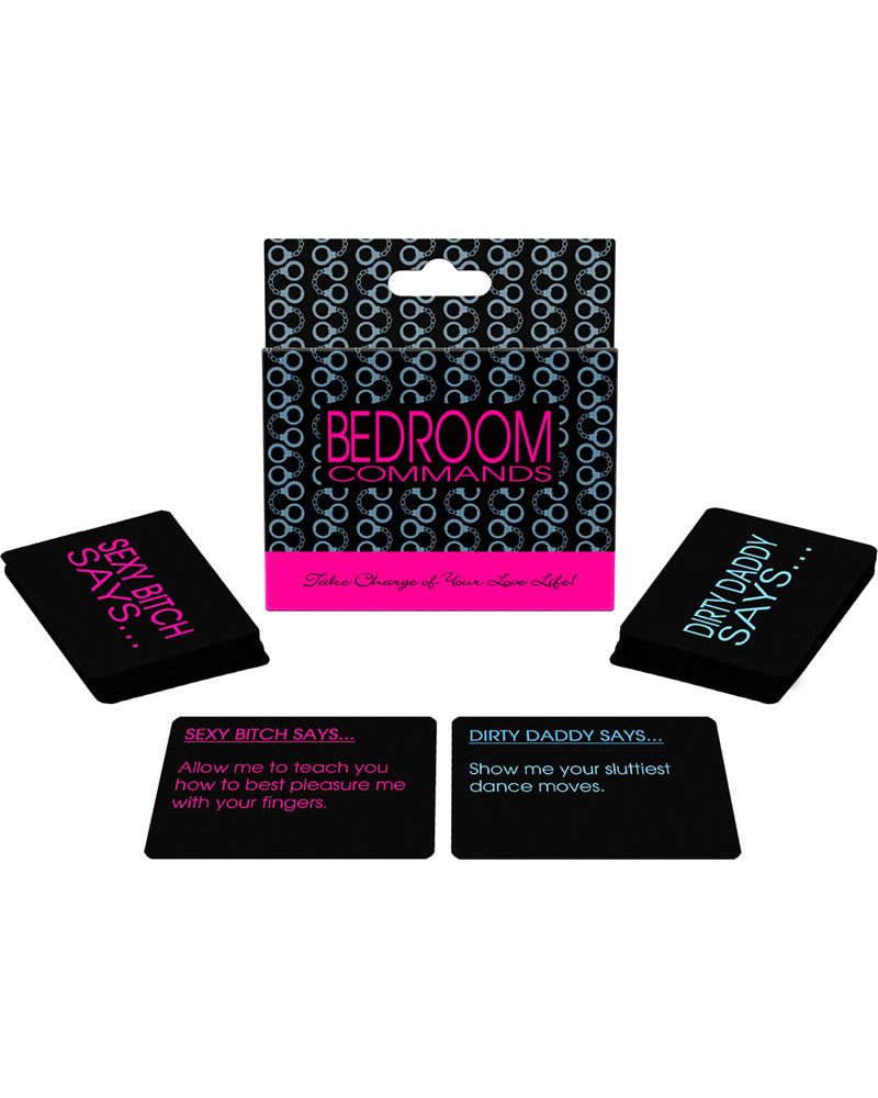 Juego de cartas con órdenes para el dormitorio