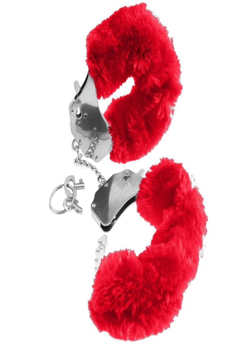 Fetish Fantasy Furry Cuffs Red