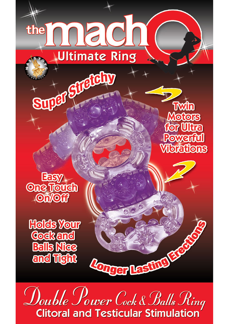 Macho Double Power Ring Purple