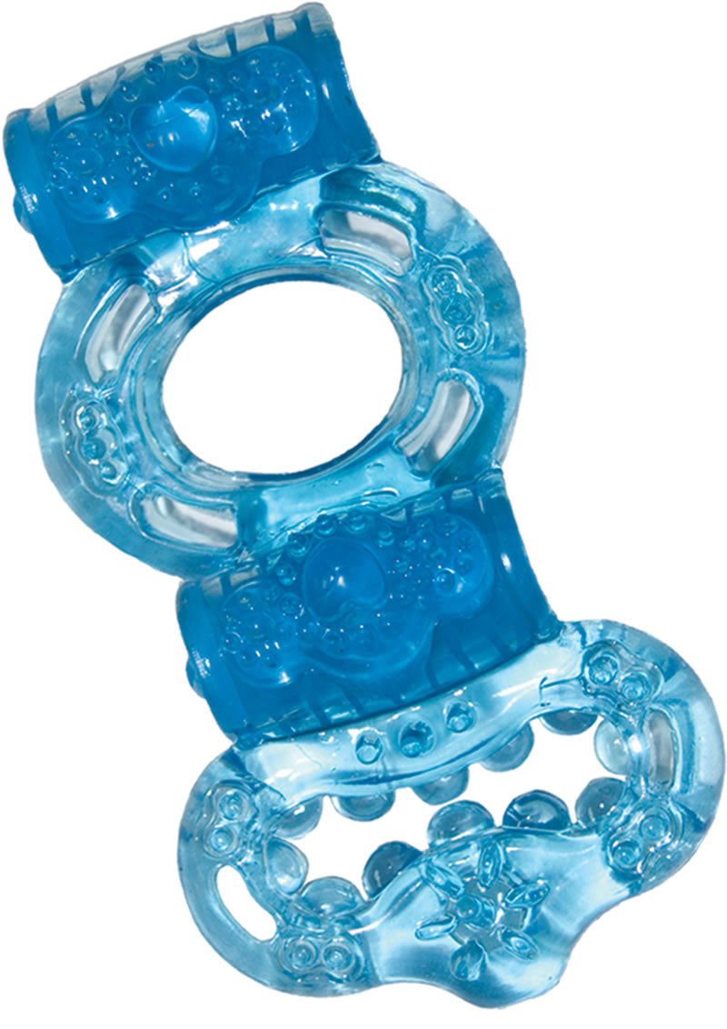 Macho Double Power Ring Blue