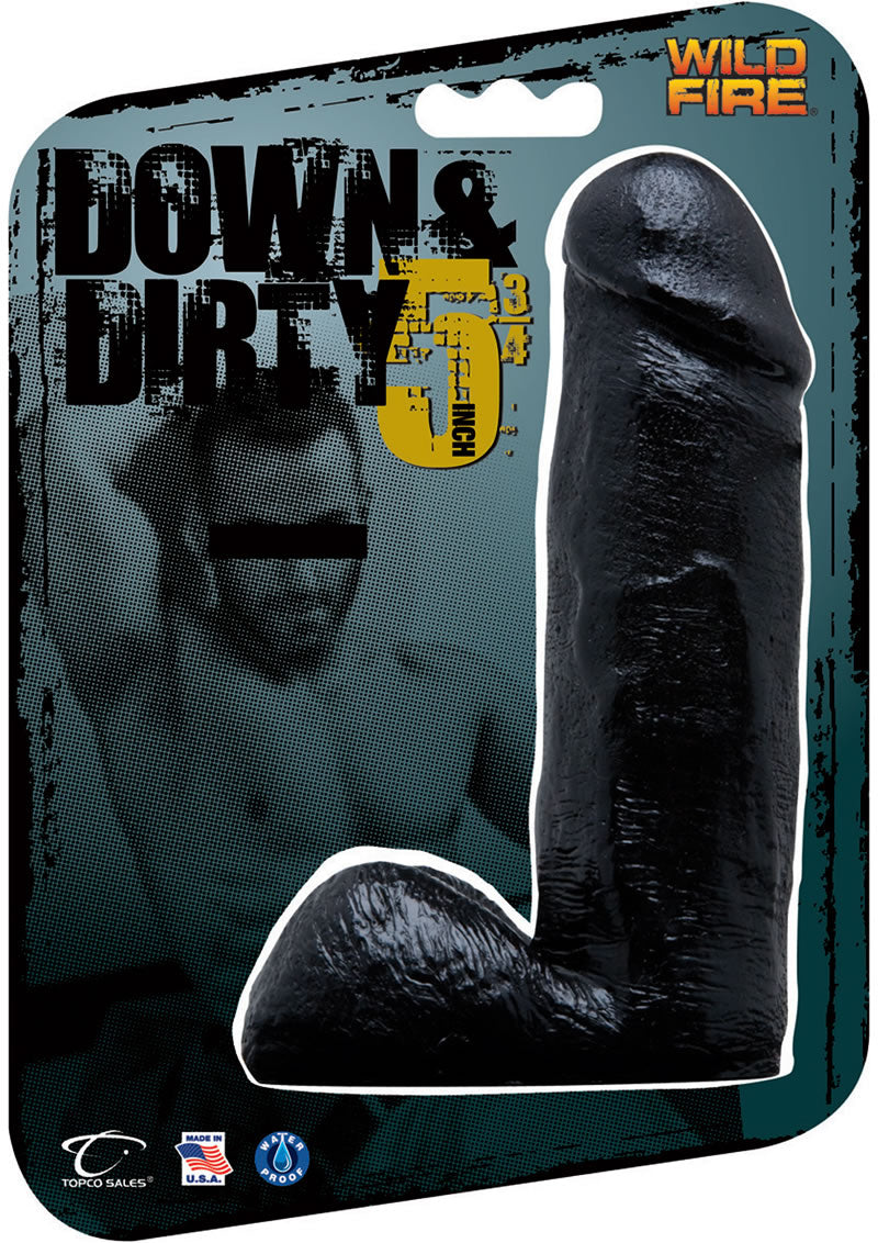 Down and Dirty 5.75 inch Dong Black