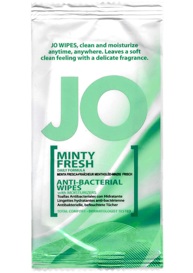 Jo Wipes Minty Fresh Single 100 Per Display