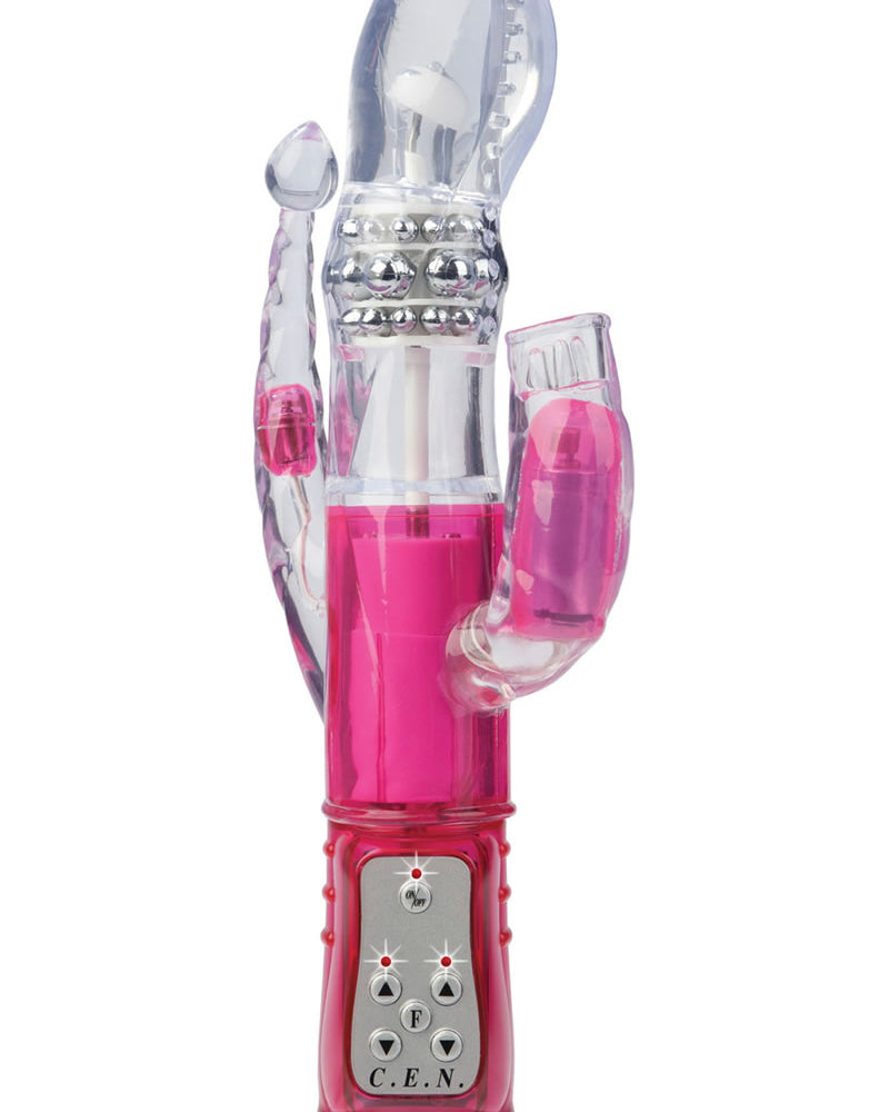 TRIPLE ORGASMO IMPERMEABLE 5,75 PULGADAS ROSA